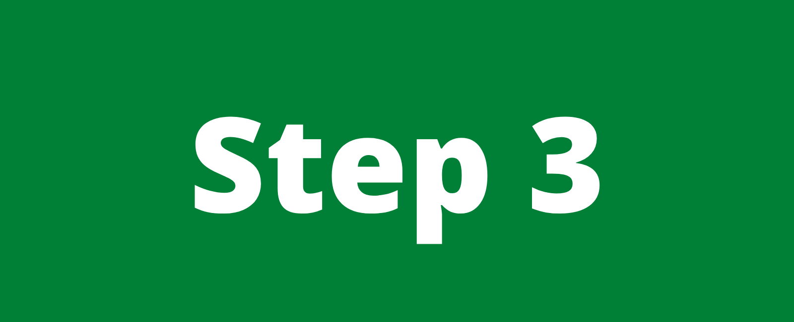 Words "Step 3"